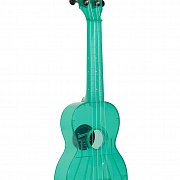WATERMAN by KALA KA-SWF-BL Waterman Fluorescent Blue, Soprano Ukulele