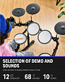 DONNER DED-70 5 Drums 3 Cymbals