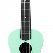 WATERMAN by KALA KA-CWB-GN Green, Matte, Concert Ukulele w/Bag